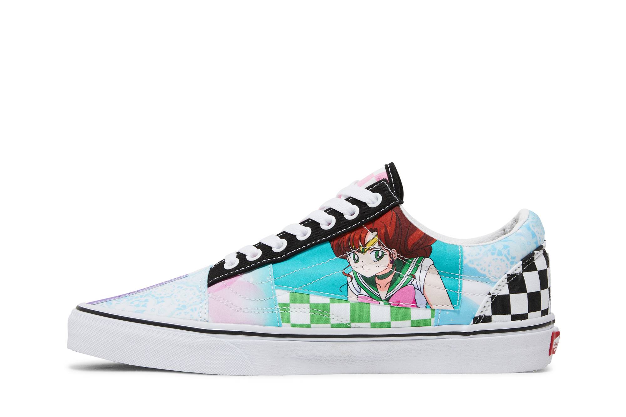 Lookbook Sailor Moon x Vans Old Skool 'Pretty Guardian - Patchwork' zapatillas. VN0005U7448
