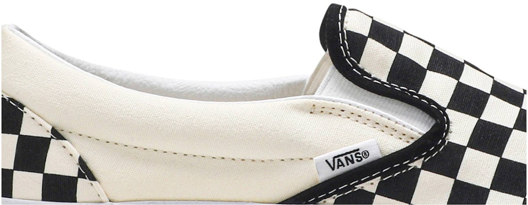 Checkerboard vans 2025 off white