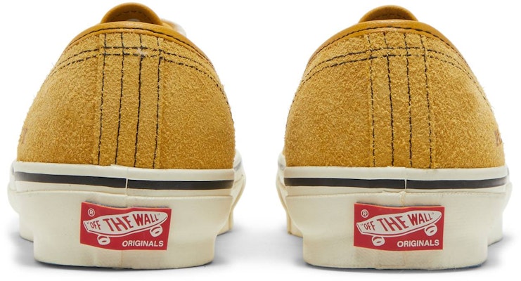 Julian Klincewicz x Vans Vault OG Authentic SP LX 'Pale Fire Sky - Gold Nugget' VN0A5DYGAR61 Details for Julian Klincewicz x Vans Vault OG Authentic SP LX 'Pale Fire Sky - Gold Nugget' VN0A5DYGAR61