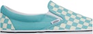Vans Classic Slip-On 'Aqua Haze Checkerboard'巧克格 papan luncur VN0A38F7VLU