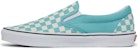 Vans Classic Slip-On 'Aqua Haze Checkerboard'巧克格 papan luncur VN0A38F7VLU