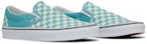 Vans Classic Slip-On 'Aqua Haze Checkerboard'巧克格 papan luncur VN0A38F7VLU