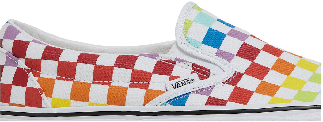 Vans Classic Slip-On 'Rainbow Checkerboard' Corak Pelangi VN0A3UT7U09 Order Vans Classic Slip-On 'Rainbow Checkerboard' Corak Pelangi VN0A3UT7U09
