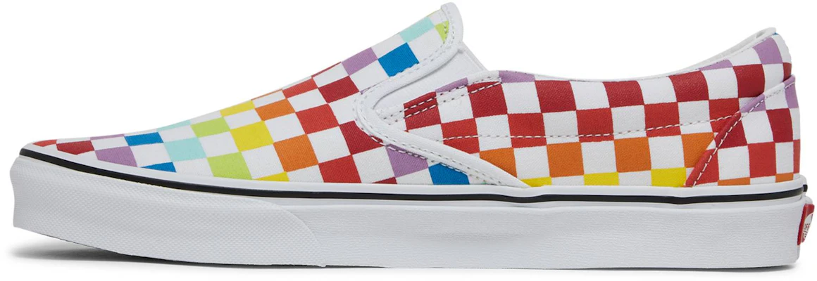 Vans Classic Slip-On 'Rainbow Checkerboard' Corak Pelangi VN0A3UT7U09 Lookbook Vans Classic Slip-On 'Rainbow Checkerboard' Corak Pelangi VN0A3UT7U09