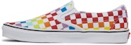 Lookbook Vans Classic Slip-On 'Rainbow Checkerboard' Corak Pelangi VN0A3UT7U09