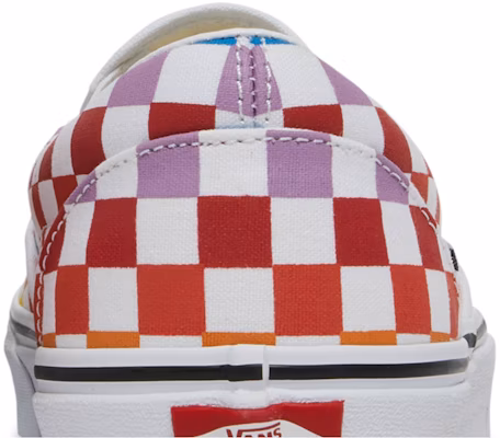 Vans Classic Slip-On 'Rainbow Checkerboard' Corak Pelangi VN0A3UT7U09 Sizing Vans Classic Slip-On 'Rainbow Checkerboard' Corak Pelangi VN0A3UT7U09
