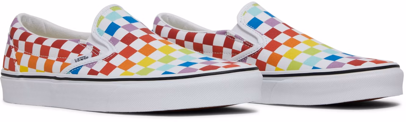 Vans Classic Slip-On 'Rainbow Checkerboard' Corak Pelangi VN0A3UT7U09 Cheap Vans Classic Slip-On 'Rainbow Checkerboard' Corak Pelangi VN0A3UT7U09