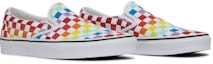 Cheap Vans Classic Slip-On 'Rainbow Checkerboard' Corak Pelangi VN0A3UT7U09