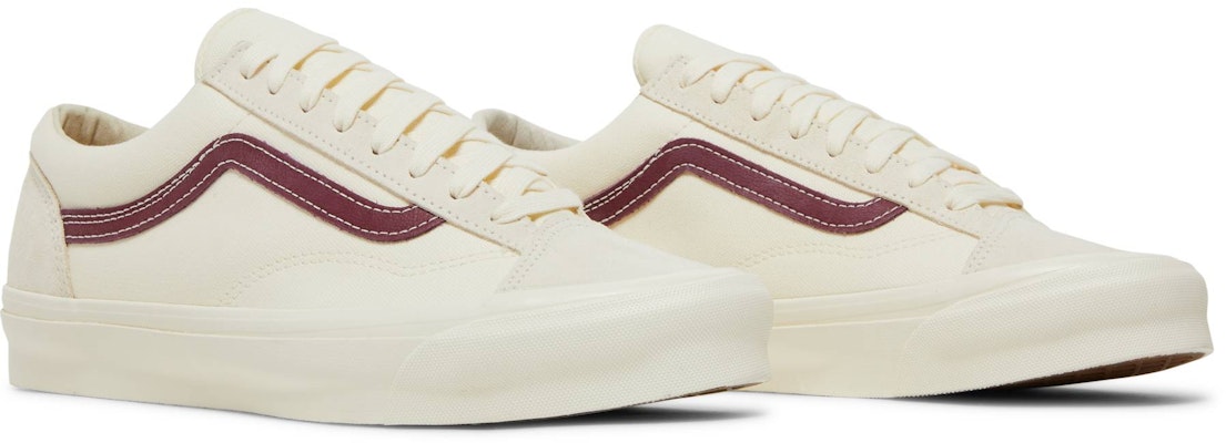Vans OG Style 36 LX 'Classic White Pomegranate' VN0A4BVE9X6 Cheap Vans OG Style 36 LX 'Classic White Pomegranate' VN0A4BVE9X6