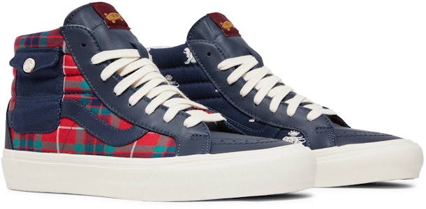 Baracuta x Vans Sk8-Hi Pocket Vault LX 'Tartan Plaid' zapatillas tartán. VN0A4UWX25I Cheap Baracuta x Vans Sk8-Hi Pocket Vault LX 'Tartan Plaid' zapatillas tartán. VN0A4UWX25I