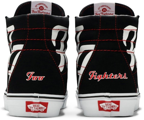 Foo Fighters x Vans Sk8-Hi '25th Anniversary' VN0A4U3C2GB Details for Foo Fighters x Vans Sk8-Hi '25th Anniversary' VN0A4U3C2GB