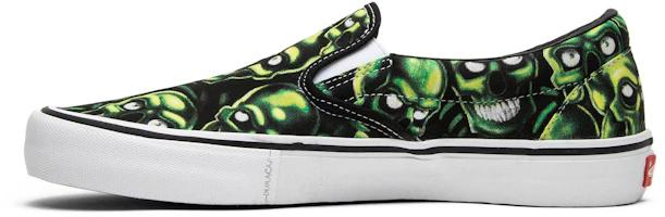 Lookbook Supreme x Vans 無鞋帶懶人鞋『夜光骷髏堆』VN0A347V3FW