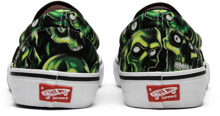 Supreme x Vans Slip-On 'Calavera Fosforescente' VN0A347V3FW Details for Supreme x Vans Slip-On 'Calavera Fosforescente' VN0A347V3FW