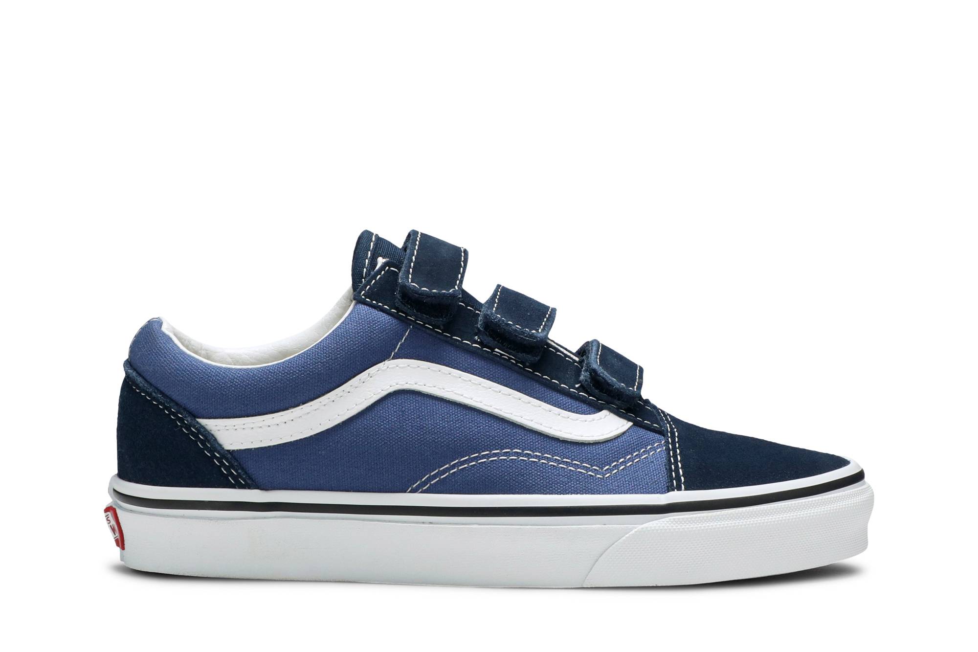 Vans Old Skool Suede Canvas Velcro 'Dress Blue'