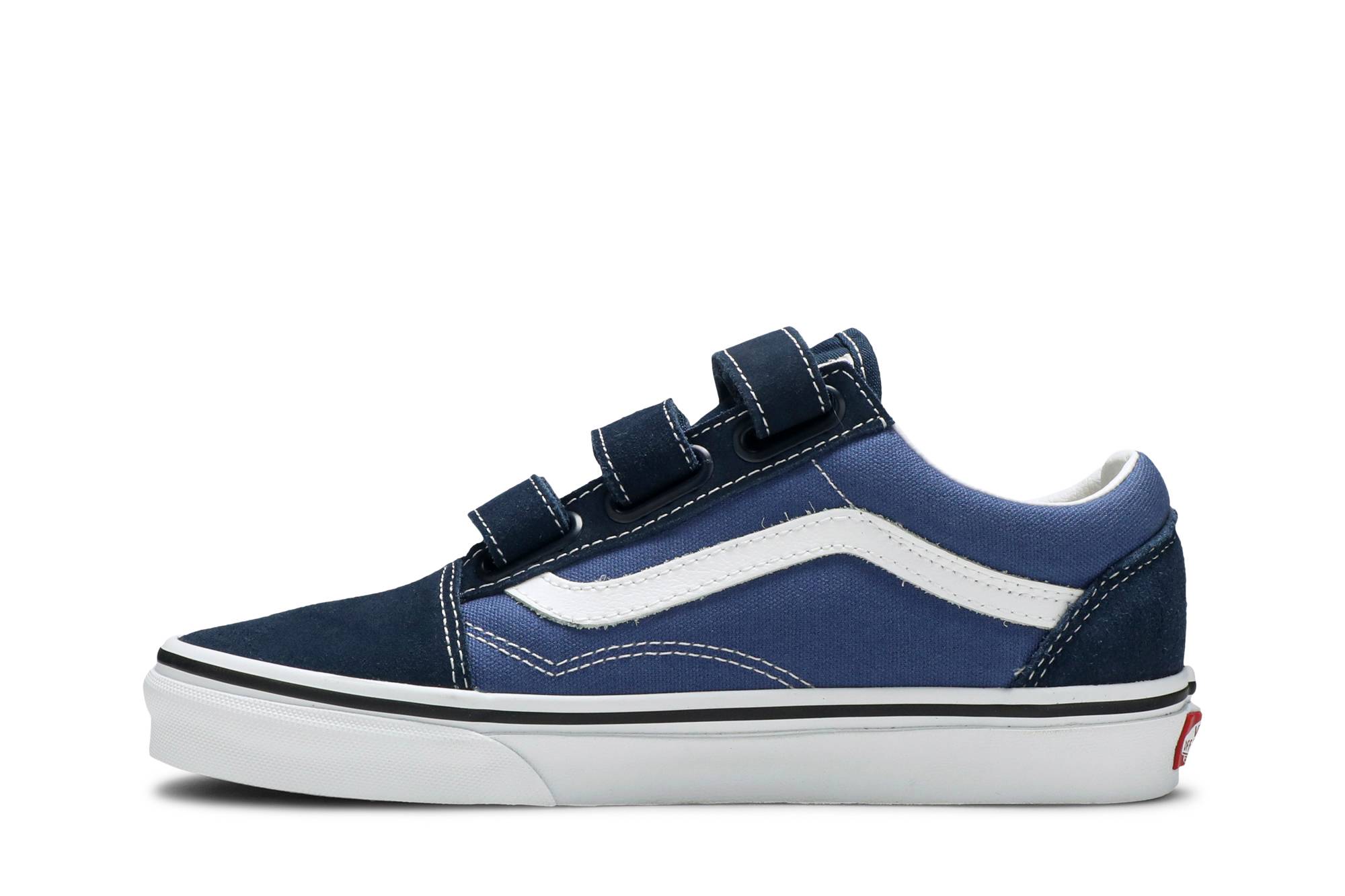 Vans Old Skool Suede Canvas Velcro 'Dress Blue' 圖 3