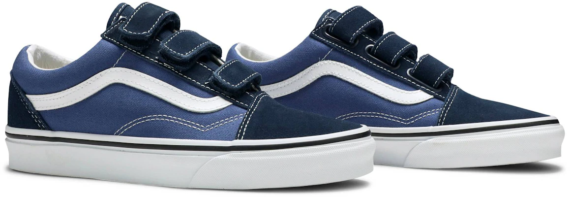 Vans Old Skool Suede Canvas Velcro Dress Blue VN0A3D29OIW