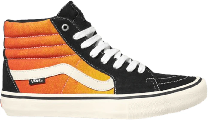 Orange vans sk8 sales hi