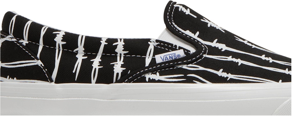 Vans OG Classic Slip-On LX 'Barbed Wire - Black' VN0A45JK9S9 Order Vans OG Classic Slip-On LX 'Barbed Wire - Black' VN0A45JK9S9