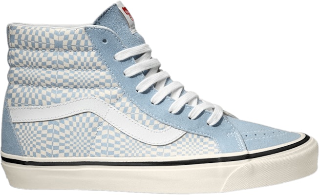 Light blue vans sk8 hi clearance