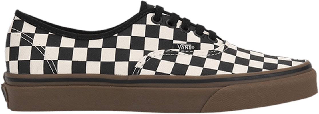 Vans authentic top checkerboard black