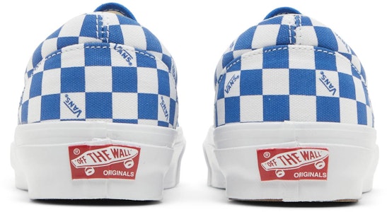 Vans OG Era LX 'Logo Checkerboard - Biru Nautika' VN0A3CXN9U9 Details for Vans OG Era LX 'Logo Checkerboard - Biru Nautika' VN0A3CXN9U9