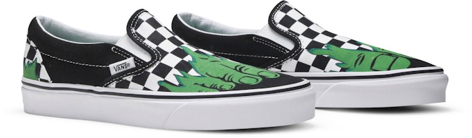 Marvel x Vans Classic Slip On 'Hulk' VN0A38F7U44 Cheap Marvel x Vans Classic Slip On 'Hulk' VN0A38F7U44