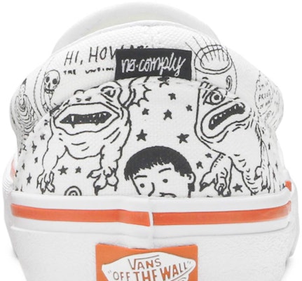 No-Comply x Daniel Johnston x Vans Slip-On Pro 'Doodles' VN0A347V2BB Sizing No-Comply x Daniel Johnston x Vans Slip-On Pro 'Doodles' VN0A347V2BB