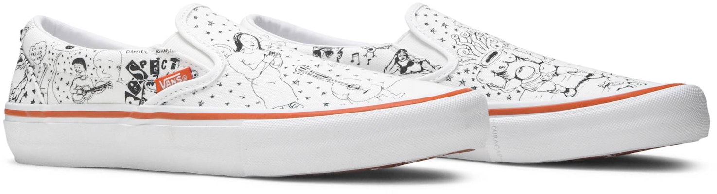 No-Comply x Daniel Johnston x Vans Slip-On Pro 'Doodles' VN0A347V2BB Cheap No-Comply x Daniel Johnston x Vans Slip-On Pro 'Doodles' VN0A347V2BB