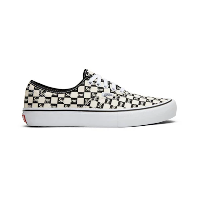 Supreme Vans Authentic Pro 'Checkered Black'