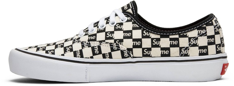 슈프림 x 밴스 오센틱 프로 '체커드 블랙' VN000Q0DJLW VN000Q0DJLW Lookbook 슈프림 x 밴스 오센틱 프로 '체커드 블랙' VN000Q0DJLW VN000Q0DJLW