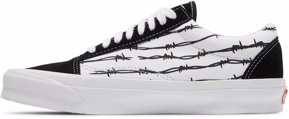 Vans Old Skool NS OG LX 'Barbed Wire' Pria Wanita Hitam Putih VN0A4UUT9XT Lookbook Vans Old Skool NS OG LX 'Barbed Wire' Pria Wanita Hitam Putih VN0A4UUT9XT