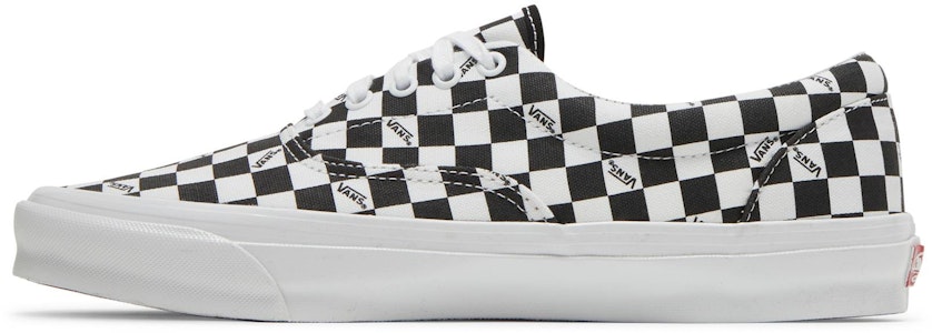 Vans OG Era LX 'Checkerboard Logo - Hitam' VN0A3CXN9TB Lookbook Vans OG Era LX 'Checkerboard Logo - Hitam' VN0A3CXN9TB