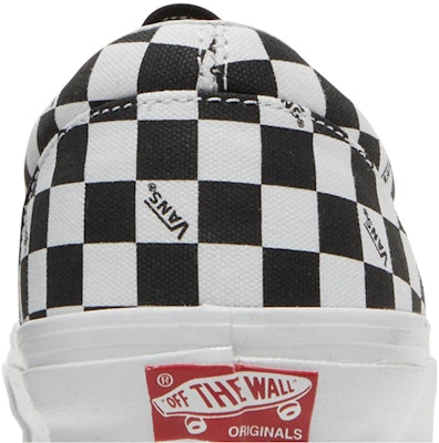 Vans OG Era LX 'Checkerboard Logo - Black' VN0A3CXN9TB Sizing Vans OG Era LX 'Checkerboard Logo - Black' VN0A3CXN9TB