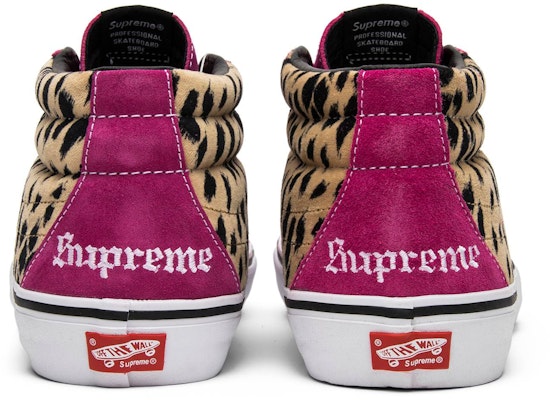 Supreme x Vans Sk8-Mid Pro 'Cheetah Velvet' VN0A347UOPL Details for Supreme x Vans Sk8-Mid Pro 'Cheetah Velvet' VN0A347UOPL