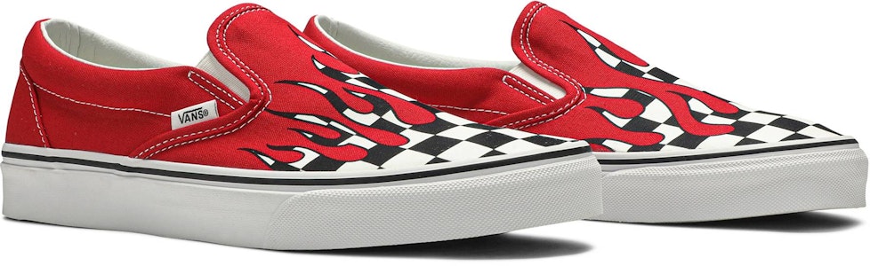 Vans 无带帆布鞋 '格子火焰' VN0A38F7RX5 Cheap Vans 无带帆布鞋 '格子火焰' VN0A38F7RX5