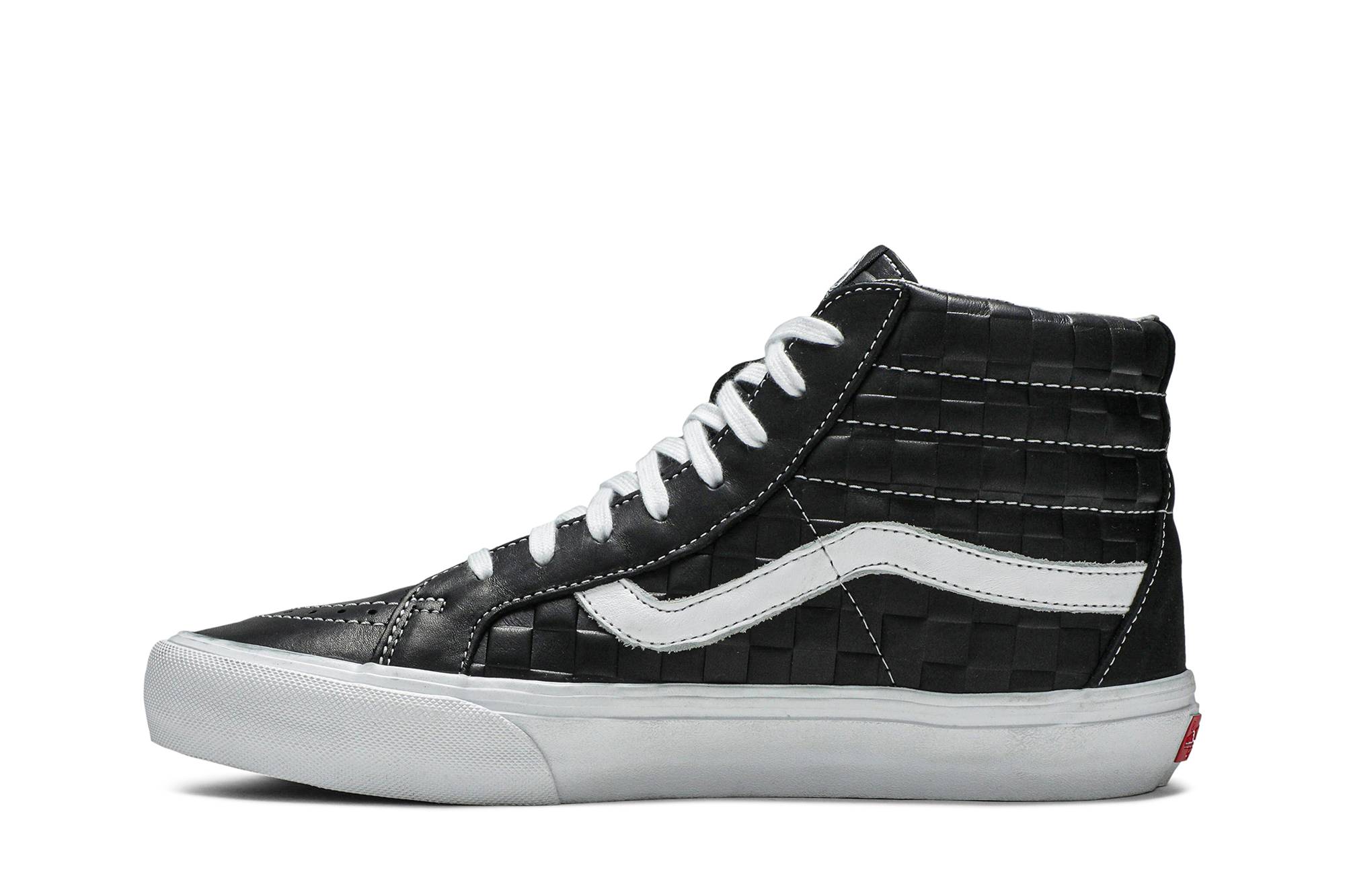 Lookbook Vans Sk8-Hi Reissue 6 '棋盘浮雕 - 黑色' VN0A4BVGXKU