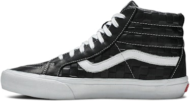 ヴァンズ Sk8-Hi 復刻 チェッカーエンボス 黒 (Vanz Sk8-Hi Fukkoku Chekkāenbosu Kuro) VN0A4BVGXKU Lookbook ヴァンズ Sk8-Hi 復刻 チェッカーエンボス 黒 (Vanz Sk8-Hi Fukkoku Chekkāenbosu Kuro) VN0A4BVGXKU