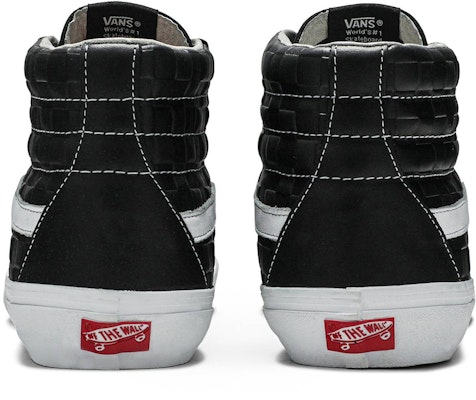 Vans Sk8-Hi Reissue 6 '棋盘浮雕 - 黑色' VN0A4BVGXKU Details for Vans Sk8-Hi Reissue 6 '棋盘浮雕 - 黑色' VN0A4BVGXKU