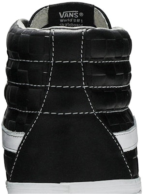 Vans Sk8-Hi Reissue 6 '棋盘浮雕 - 黑色' VN0A4BVGXKU Sizing Vans Sk8-Hi Reissue 6 '棋盘浮雕 - 黑色' VN0A4BVGXKU