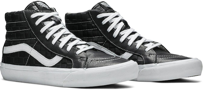 Vans Sk8-Hi Reissue 6 'Checkerboard Embossed - Hitam' VN0A4BVGXKU Cheap Vans Sk8-Hi Reissue 6 'Checkerboard Embossed - Hitam' VN0A4BVGXKU