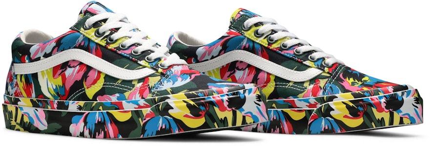 Kenzo x Vans 原版经典OG Old Skool LX '花卉绿' VN0A4P3X02H Cheap Kenzo x Vans 原版经典OG Old Skool LX '花卉绿' VN0A4P3X02H