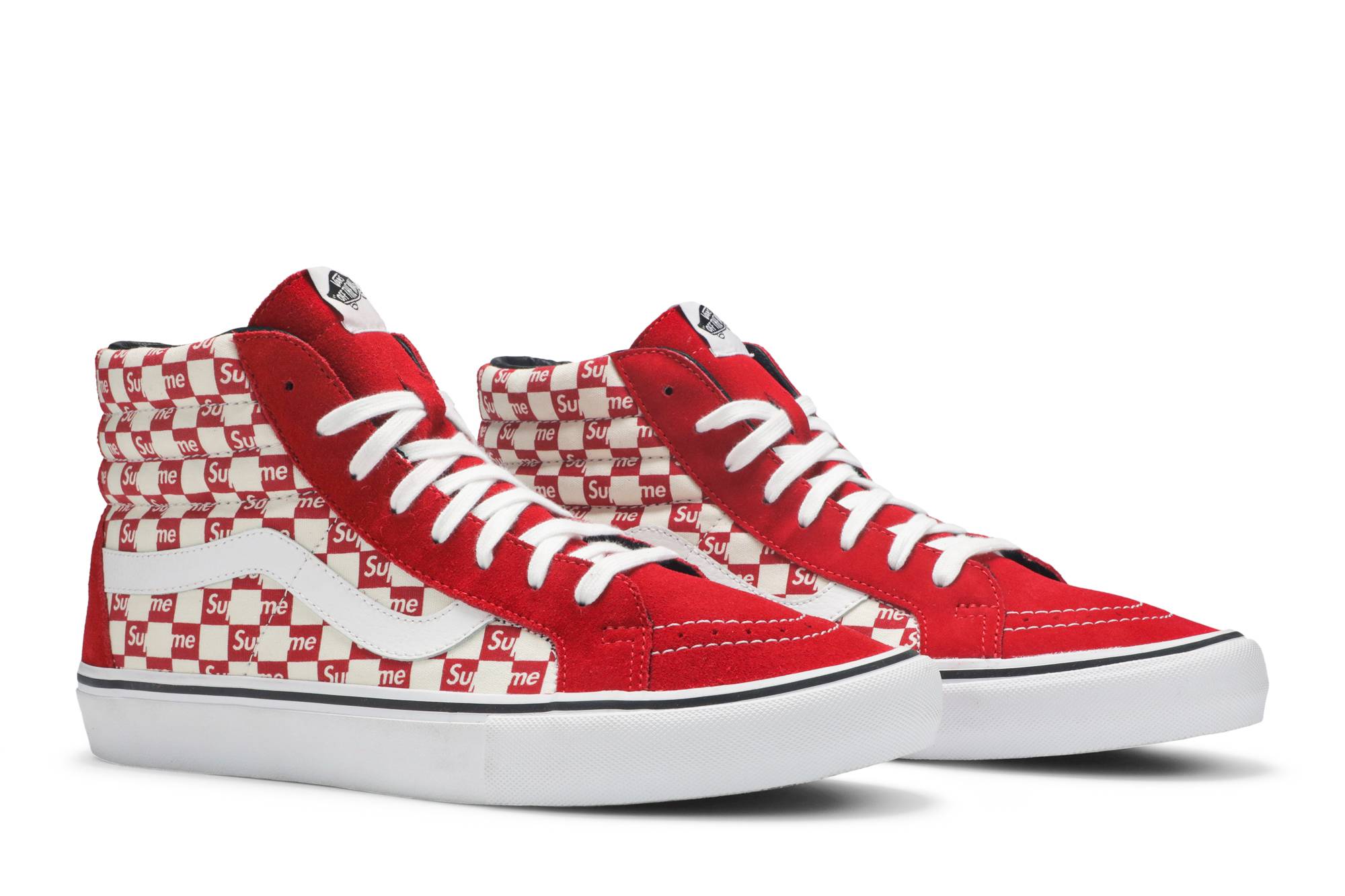 Supreme Vans Sk8-Hi Pro 'Checkered Red' 圖 8