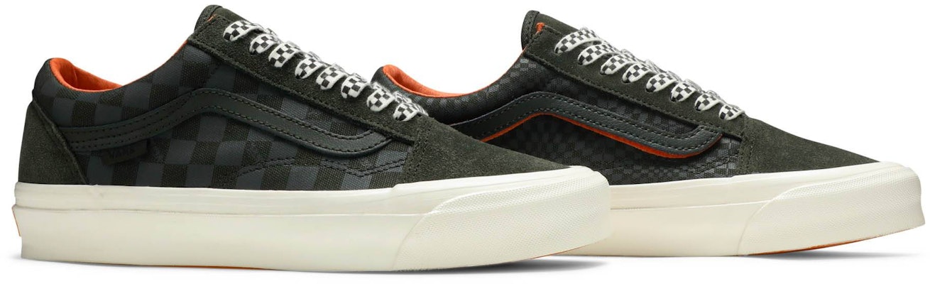 Porter-Yoshida & Co. x Vans OG Old Skool LX 'Papan Catur Bunga Hijau' VN0A4P3XWW6 Cheap Porter-Yoshida & Co. x Vans OG Old Skool LX 'Papan Catur Bunga Hijau' VN0A4P3XWW6