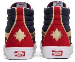 Marvel x Vans SK8-Hi 'Captain Marvel' Lelaki VN0A38GEUBI Details for Marvel x Vans SK8-Hi 'Captain Marvel' Lelaki VN0A38GEUBI