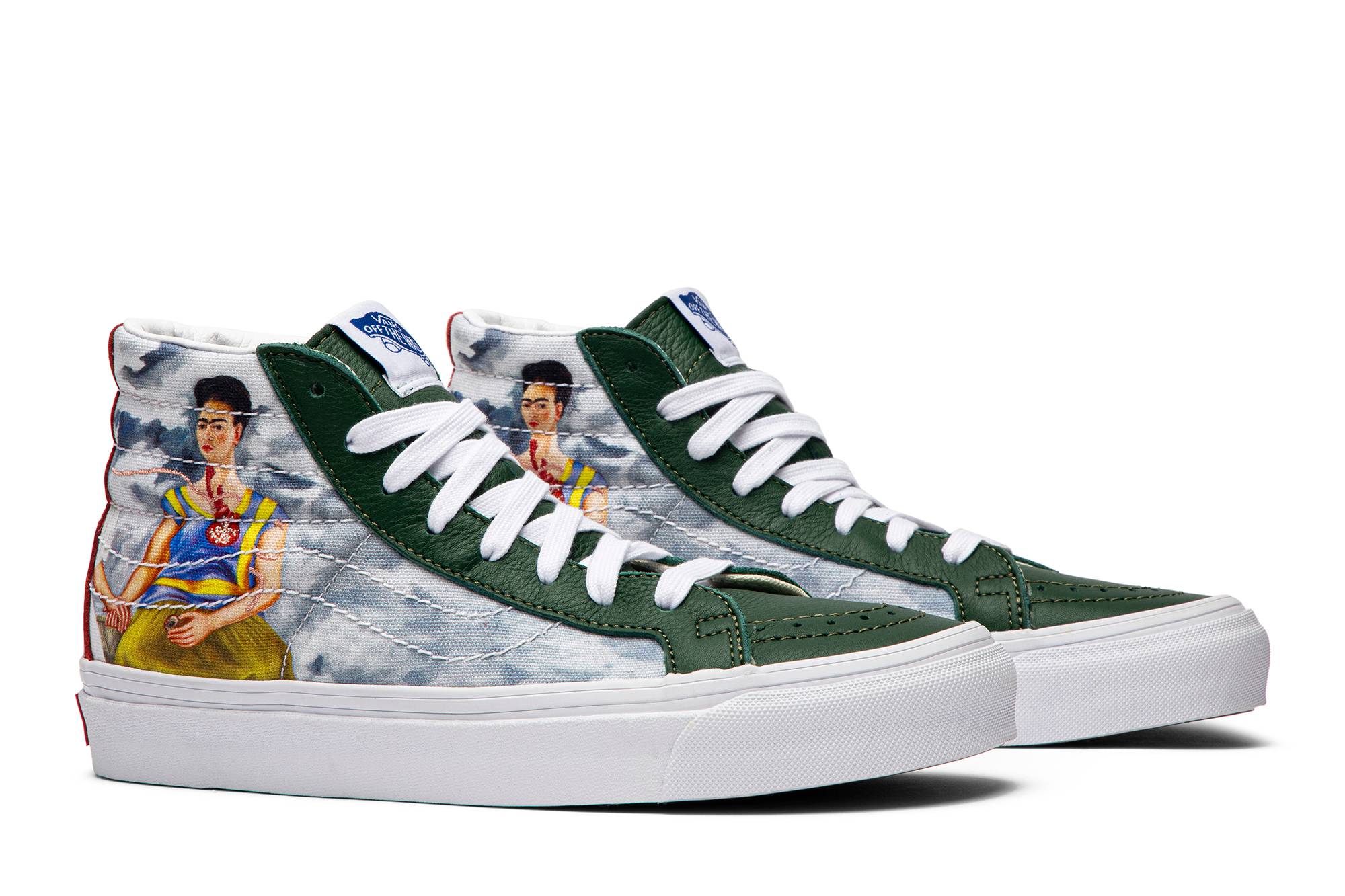 Cheap Frida Kahlo x Vans OG SK8-Hi LX 'Las Dos Fridas' Sepatu Sneakers VN0A4BVBTSL