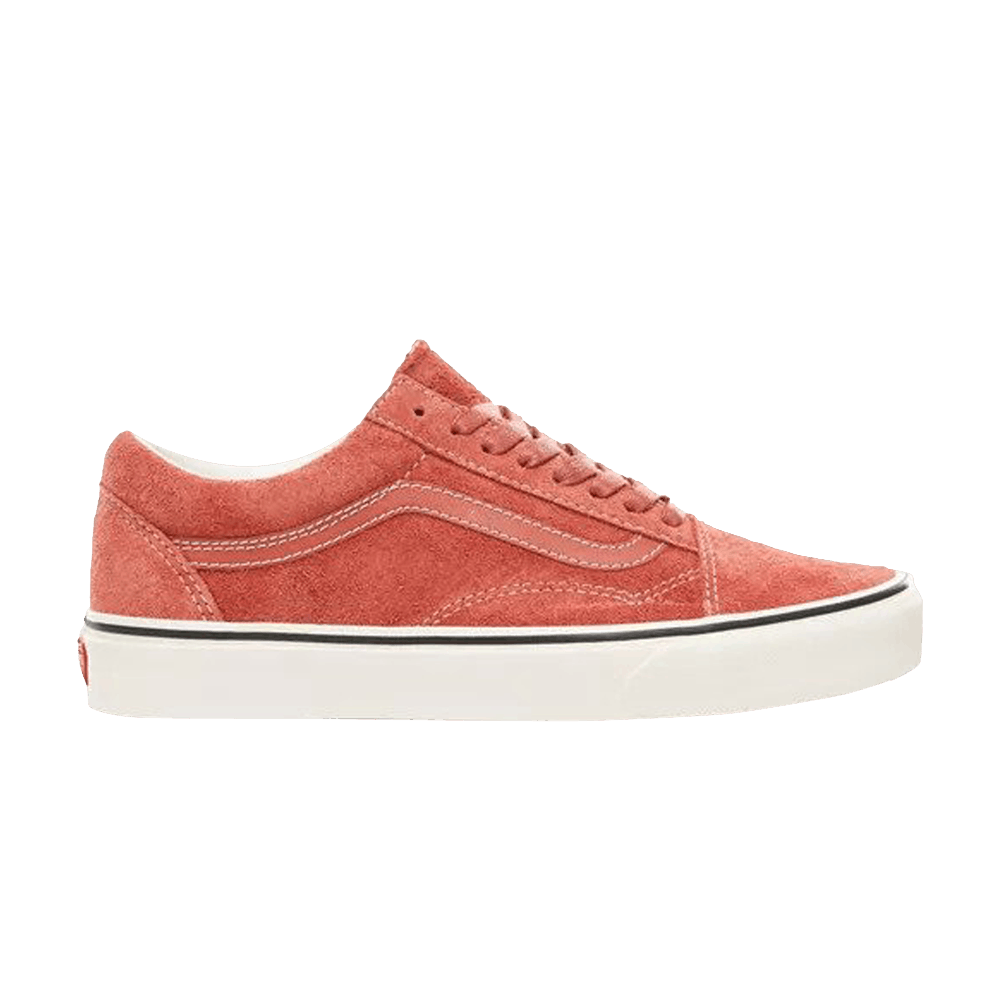 vans old skool orange suede