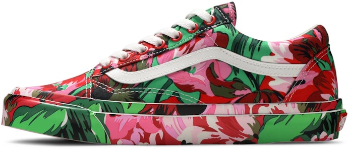 Kenzo x Vans 联名 OG Old Skool LX '花卉红' VN0A4P3X02G Lookbook Kenzo x Vans 联名 OG Old Skool LX '花卉红' VN0A4P3X02G