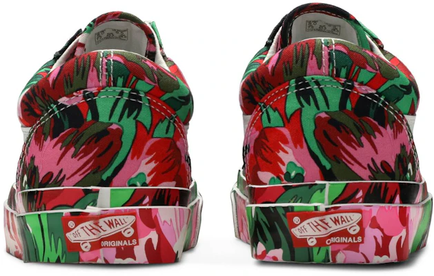 Kenzo x Vans 經典款 OG Old Skool LX '紅色花卉' VN0A4P3X02G Details for Kenzo x Vans 經典款 OG Old Skool LX '紅色花卉' VN0A4P3X02G
