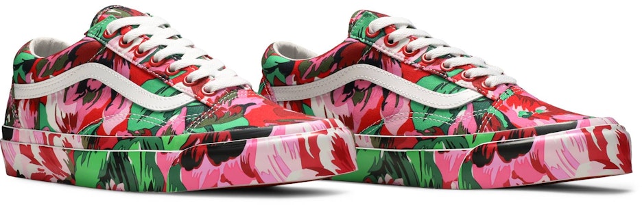 Kenzo x Vans 联名 OG Old Skool LX '花卉红' VN0A4P3X02G Cheap Kenzo x Vans 联名 OG Old Skool LX '花卉红' VN0A4P3X02G