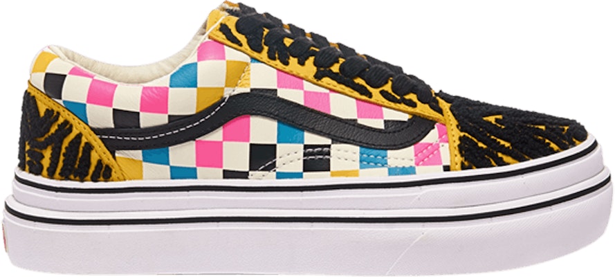 Tiger top checkered vans